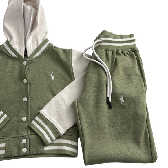 Polo Ralph Lauren Pants - POLO RALPH LAUREN Light Green 2-Piece Jogger Set Women’s Size Small